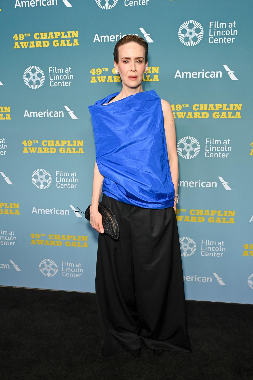 sarah paulson, chaplin award gala