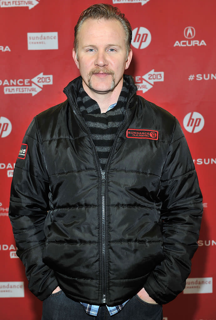 PARK CITY, UT - JANUARY 22: Filmmaker Morgan Spurlock attends the "Blood Brother" premiere at Yarrow Hotel Theater during the 2013 Sundance Film Festival on January 22, 2013 in Park City, Utah. (Photo by Sonia Recchia/Getty Images)