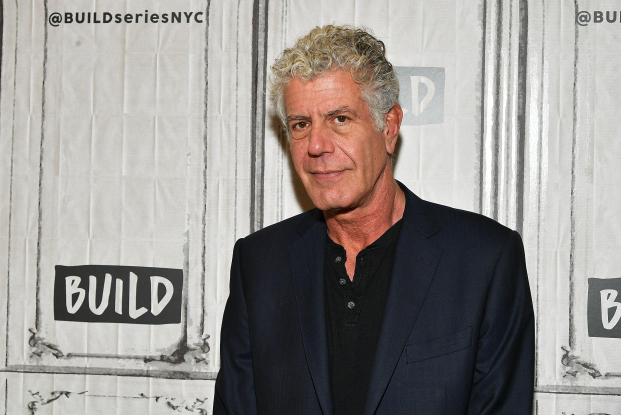 Anthony Bourdain at Build Studio in New York City last fall. (Photo: Getty Images)