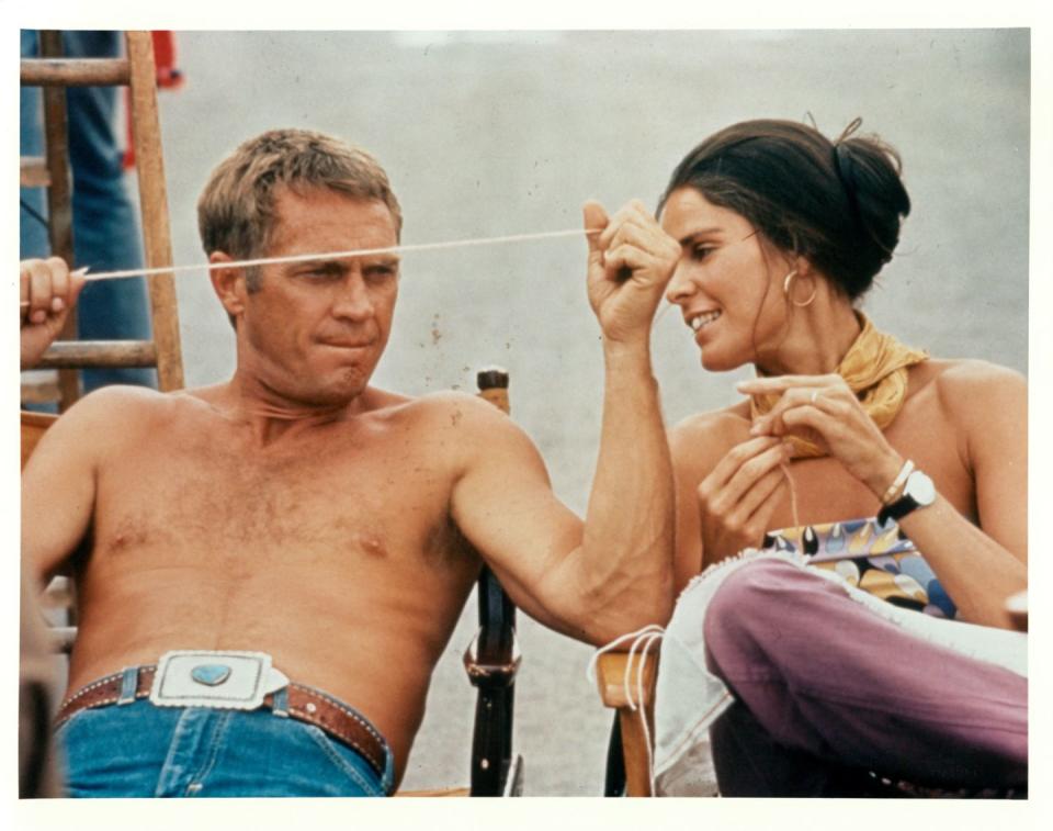 1973: Steve McQueen and Ali MacGraw