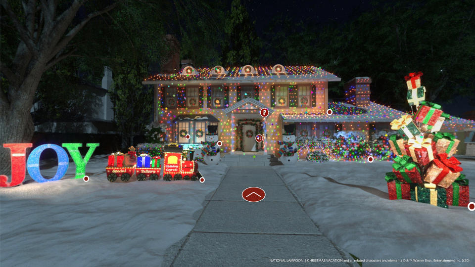 Sam's Club has created a &quot;virtual Griswold house&quot; for holiday shoppers. (Photo: Sam's Club)