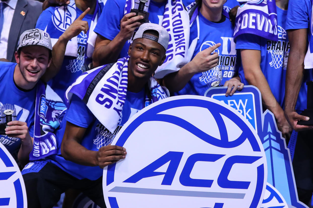 Headlined by preseason No. 1 Duke, the ACC boasts a stronger top tier than any other league in college basketball. (Getty)
