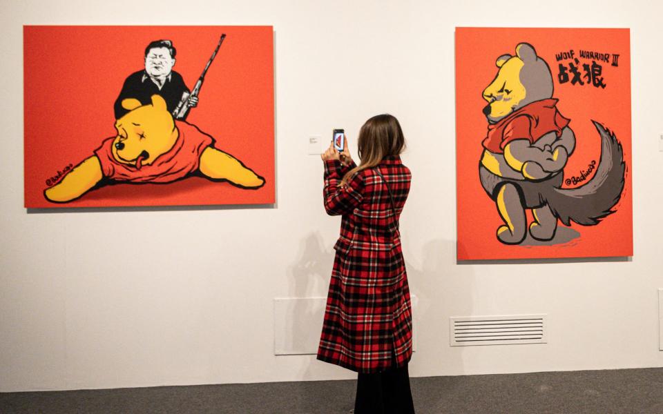 Badiucao gained international recognition for cartoons depicting Xi Jinping as Winnie the Pooh