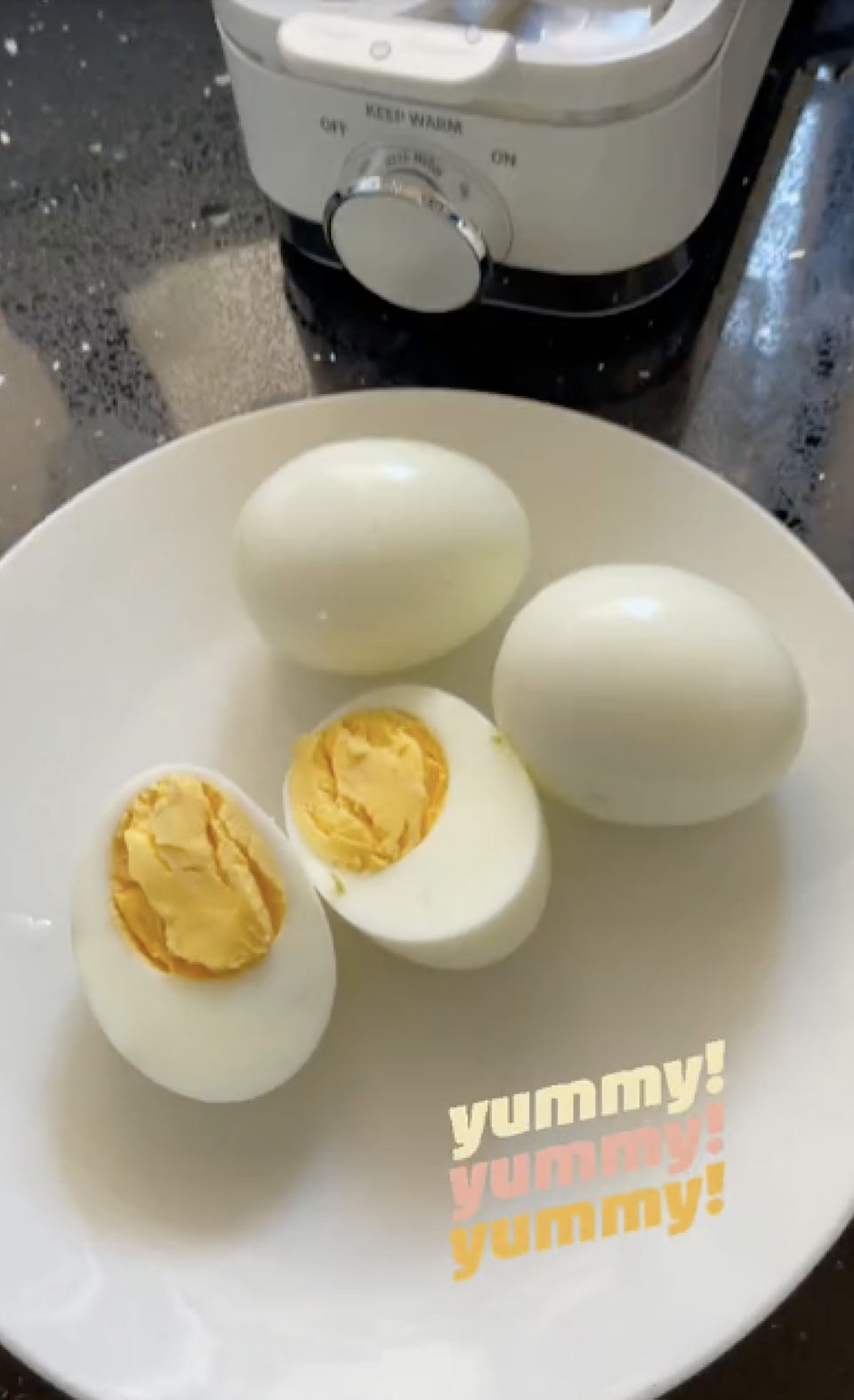 The Egg Cooker is perfect for forgetful people who can't be trusted with a stovetop. Photo: TikTok 