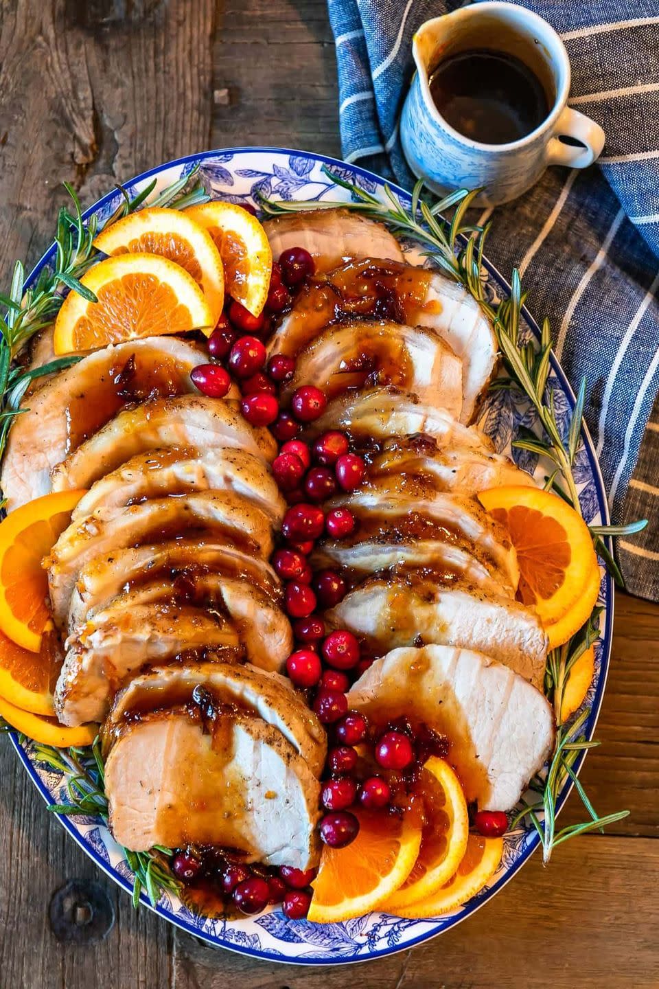 Orange Cranberry Pork Loin Roast