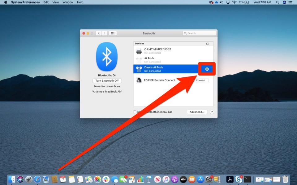 How to connect AirPods to Mac 6