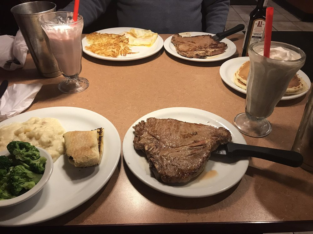 Denny's steak yelp