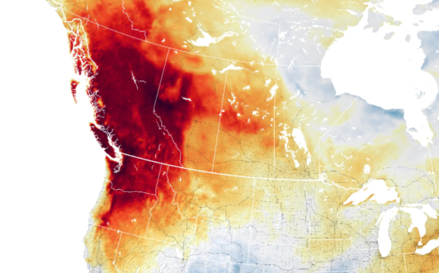 NASA Heat Map 6/29/21