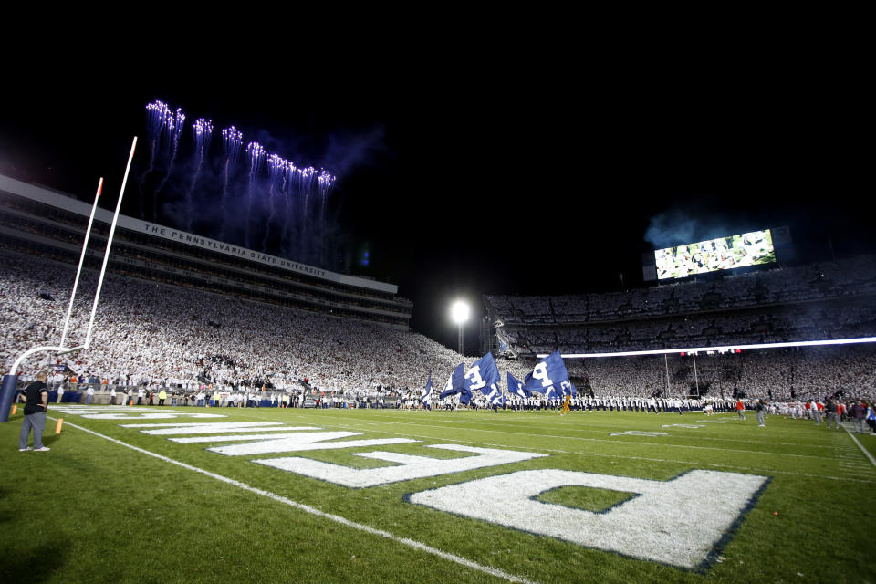 The Ohio State vs. Penn State atmosphere at Beaver Stadium just won't be the same without fans in the stands. (Photo by Justin K. Aller/Getty Images)