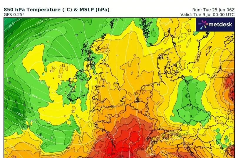 A second blast of hot weather could hit in July