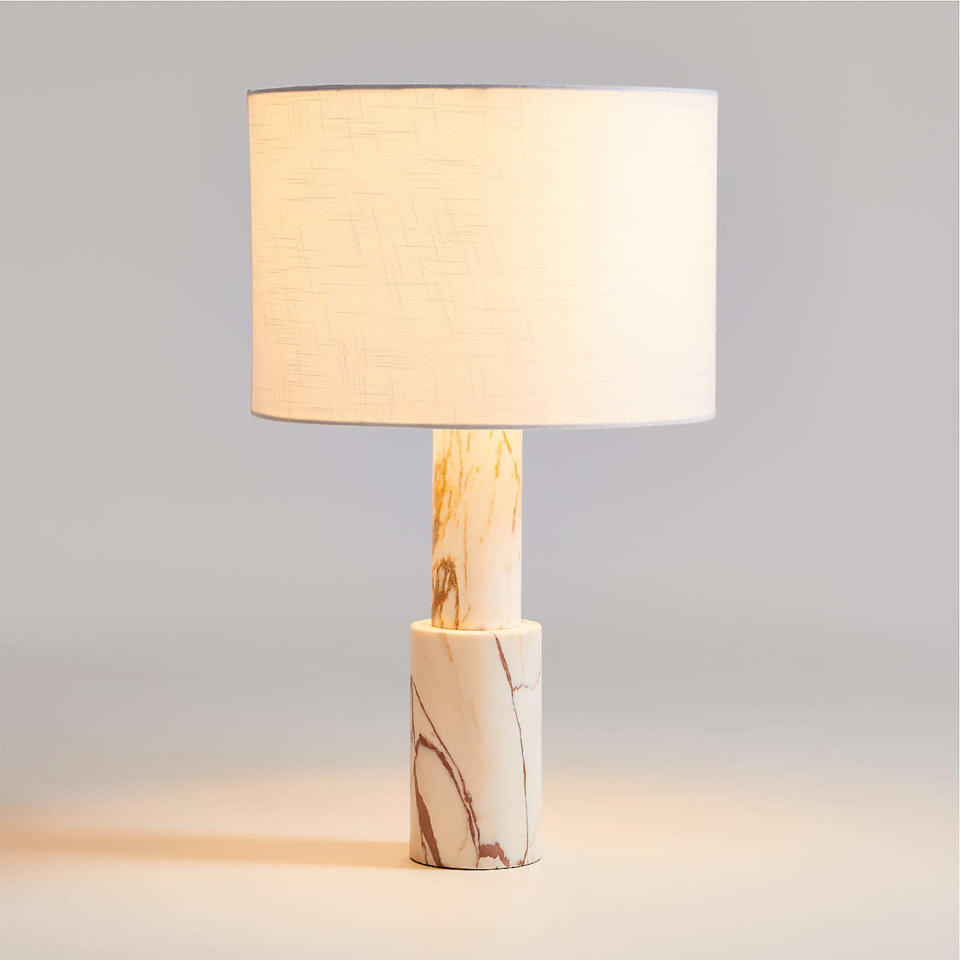 Jorgen Golden Calcatta Marble Table Lamp