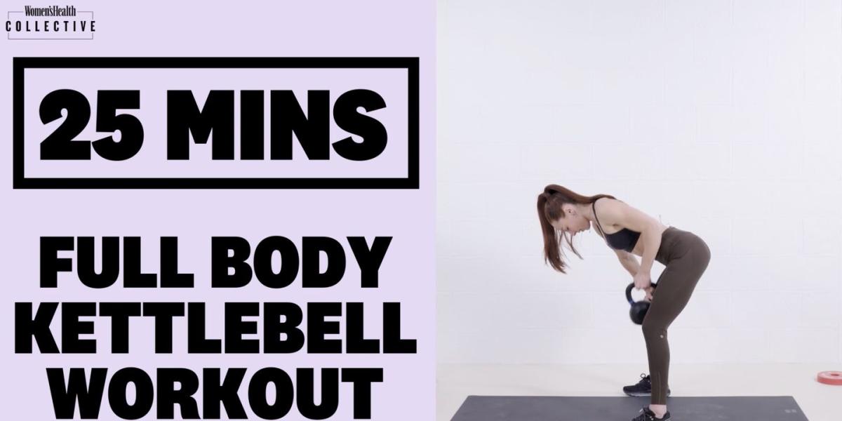 25-minute full-body kettlebell workout by Izy George