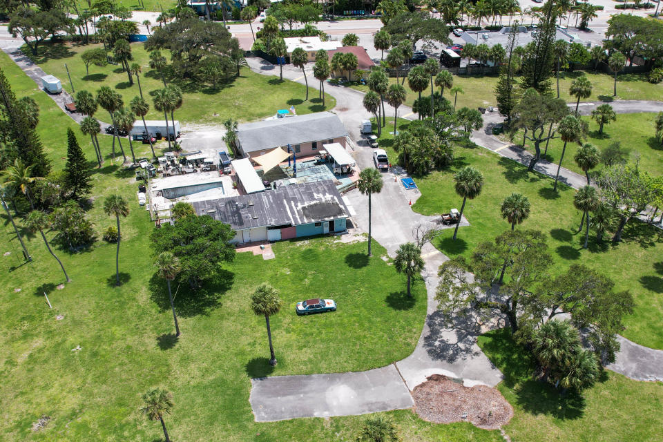 The site of the former Suni Sands mobile home park. The town of Jupiter recently denied a developer a permit to dig on the site because Native American mounds were found on the property.