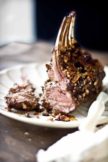 <strong>Get the&nbsp;<a href="http://www.adventures-in-cooking.com/2011/11/raspberry-balsamic-and-pecan-encrusted.html" target="_blank" data-beacon-parsed="true">Raspberry Balsamic and Pecan Encrusted Rack of Lamb recipe</a>&nbsp;from Adventures in Cooking</strong>