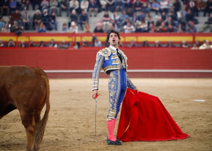 Cayetano Rivera toreando en Valdemorillo