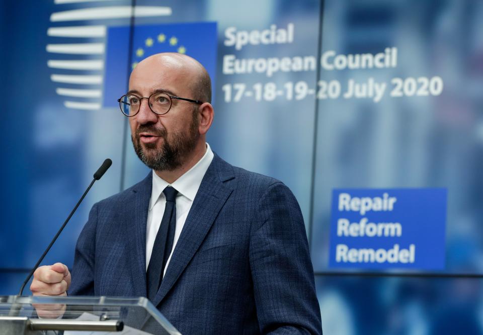 Charles Michel, presidente del Consejo Europeo. (Photo by STEPHANIE LECOCQ/POOL/AFP via Getty Images)