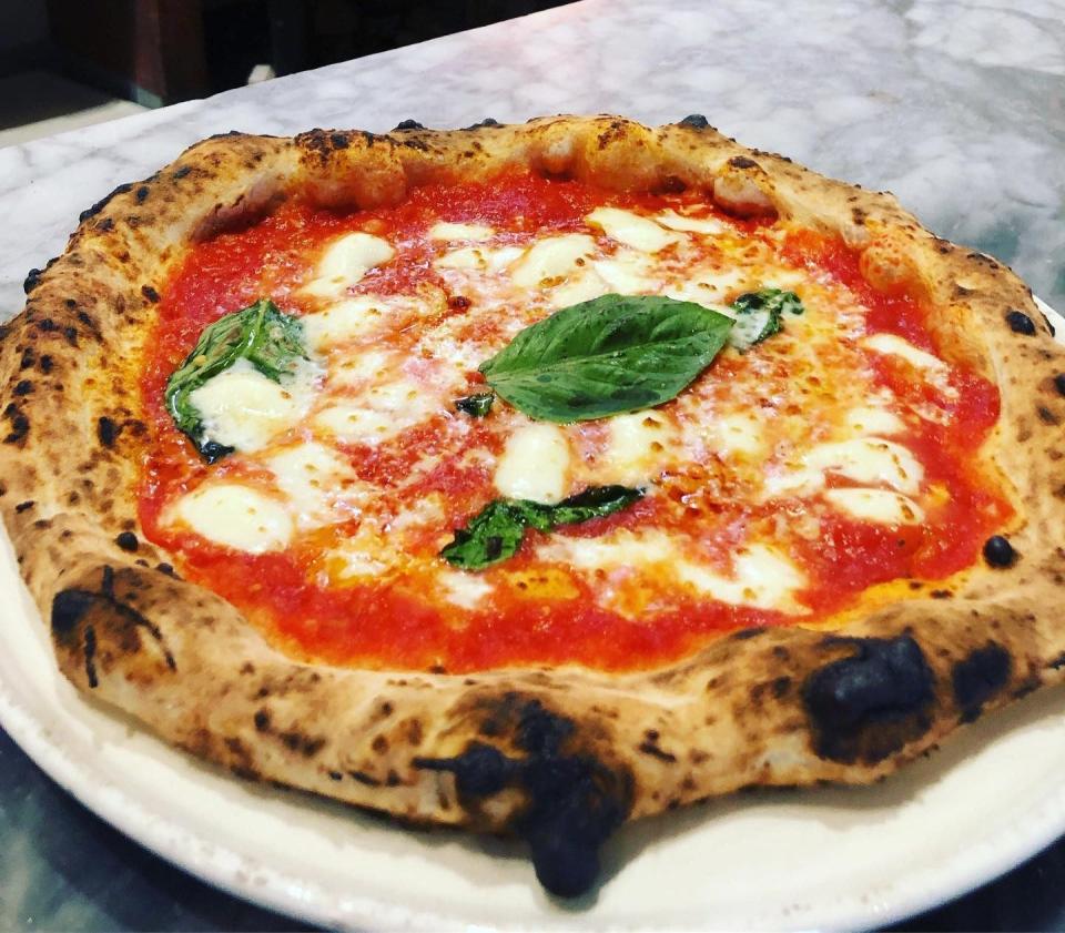 15 South by Napulé is opening this month on St. Armands Circle in Sarasota. It will serve Italian cuisine including Neapolitan-style wood-fired pizza such as this pie, pictured, from sister restaurant Napulé, which is located on South Tamiami Trail in Sarasota.