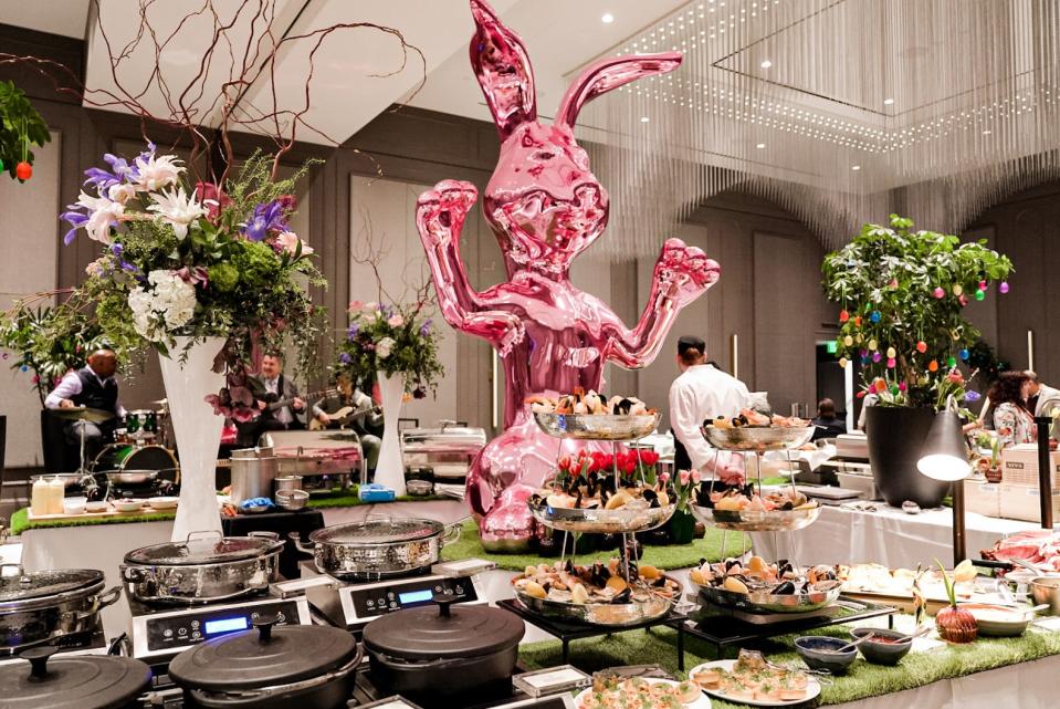 Grand Easter buffet at Madam inside the Daxton Hotel in Birmingham.