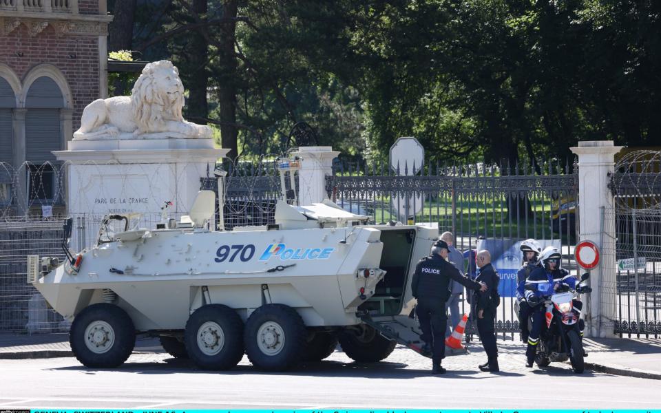 There is a large military presence in Geneva - Sean Gallup/Getty Images