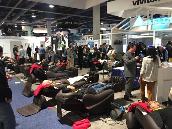 These Creepy Massage Chair Nap Zones Are Everywhere At Ces