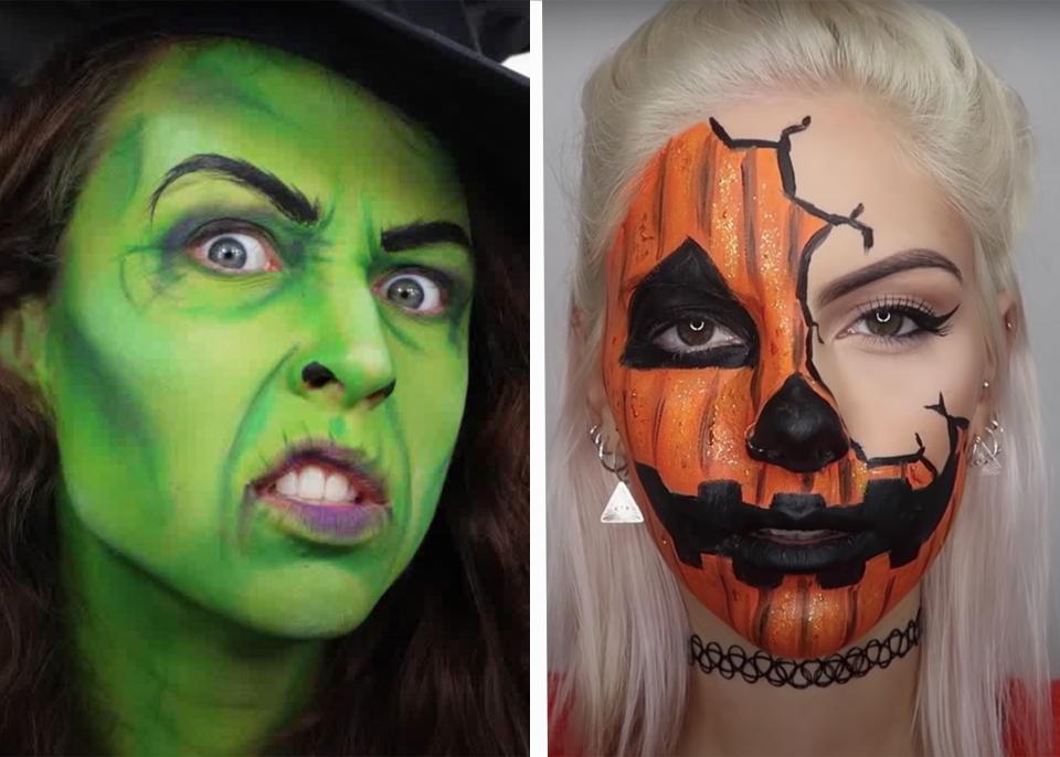 These Halloween Face Paint Ideas Could Basically Be A Costume