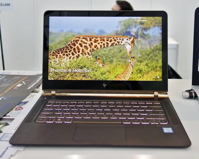 Svelte thin laptops are all the rage now, and the 13.3” HP Spectre notebook measures 10.4mm in thickness, and features a 1,920 x 1,080-pixel IPS display, with 8GB of RAM, and 256GB of SSD storage. Powered by the 6th generation Intel Core i5-6200U CPU, it features a total of three USB Type-C ports, of which two support Thunderbolt 3. This configuration will cost you $2,299. For the higher-specced version that comes with an Intel Core i7-6500U CPU, with 8GB of system memory, and a 512GB SSD, the notebook will cost an additional $300, at $2,599. The free gift bundle includes a HP Premium Executive Brown Topload (worth $149), a 1-Year McAfee Internet Security subscription (worth $39), and a HP 2nd year local onsite warranty with third Business Day Response (UM952E, worth $229). As a Comex 2016 special, you can upgrade to 1st year local onsite warranty (worth $99) and enjoy 6 months of Seagate Data Recovery and Acronis Data Backup services.