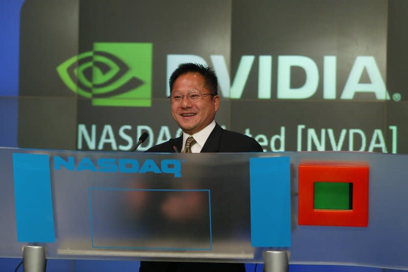 Jensen Huang, the founder and CEO of Nvidia, said Thursday that a new dawn in modern technology has arrived. The company reported second quarter profits were 101% higher than year ago levels. File photo by Laura Cavanaugh/UPI