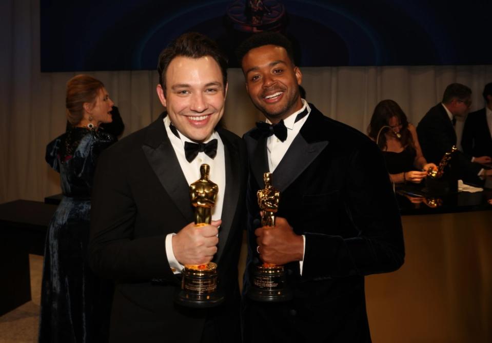 Ben Proudfoot and Kris Bowers
96th Annual Academy Awards, Governors Ball, Los Angeles, California, USA - 10 Mar 2024