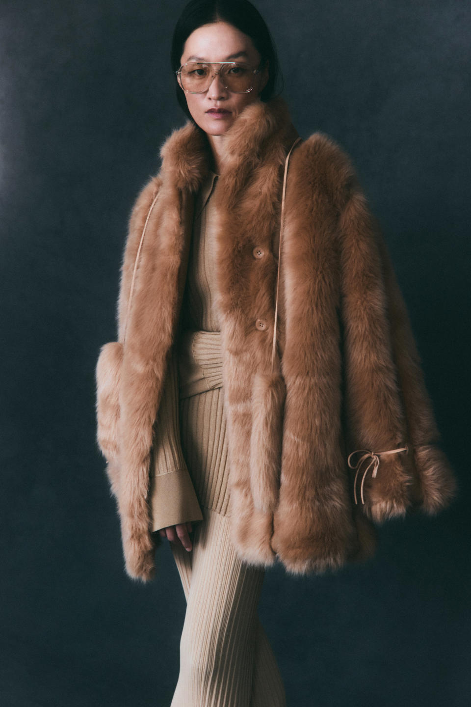 By Malene Birger's  hip-length Kavela faux fur coat. 