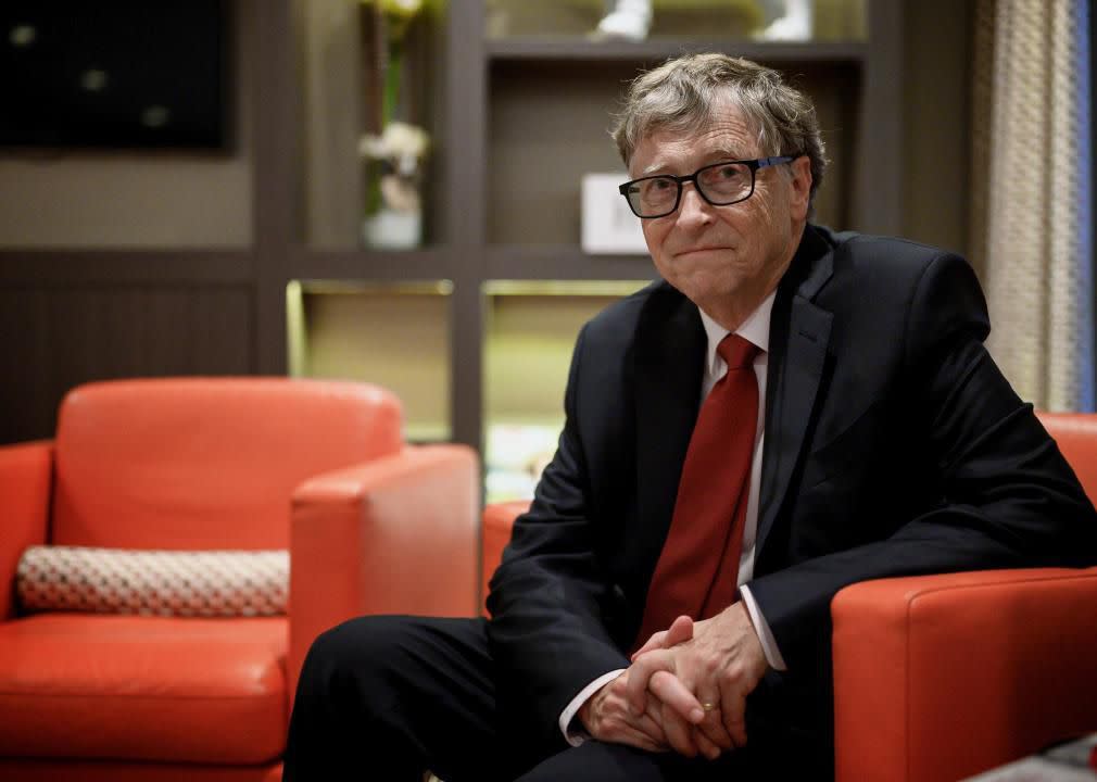 4. Bill Gates | Net worth: $127.0 billion - Source of wealth: Microsoft - Age: 65 - Country/territory: United States | Bill Gates co-founded Microsoft, the biggest software business in the world. He stepped down as chairman in 2014 to concentrate on philanthropy. He and his wife are founders of the Bill and Melinda Gates Foundation, the largest private charitable foundation in the world, which addresses a range of issues including the eradication of malaria, reducing child mortality, ending hunger, and promoting sustainable growth. He has donated more than $35 billion in Microsoft stock to the foundation. (Jeff Pachoud/Getty Images)