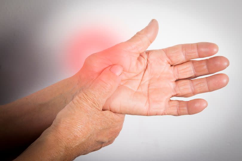 A symptom of leukaemia can appear on your hands