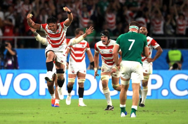 Japan upset Ireland at the 2019 World Cup