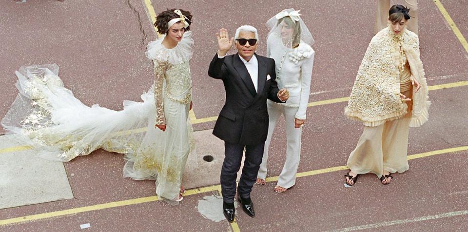 Karl Lagerfeld died a fashion icon but also had his legacy marred by his controversial comments (AFP via Getty Images)