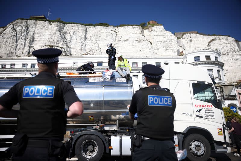 Insulate Britain protests in Dover