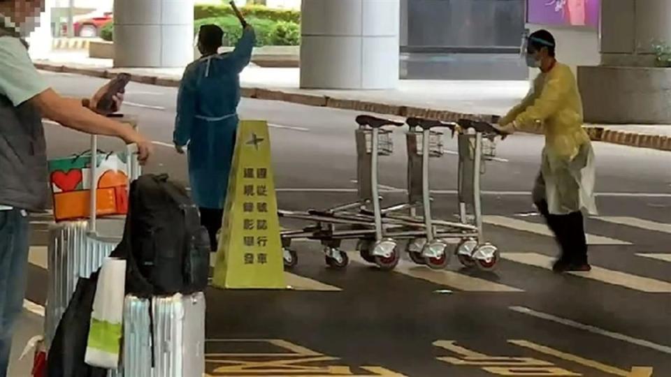 桃園機場日前爆出清潔員、手推車員群聚感染。（圖／東森新聞）