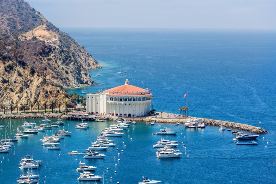 View of the Casino and Avalon Bay.