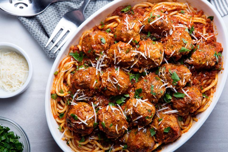 Our Favorite Spaghetti and Meatballs