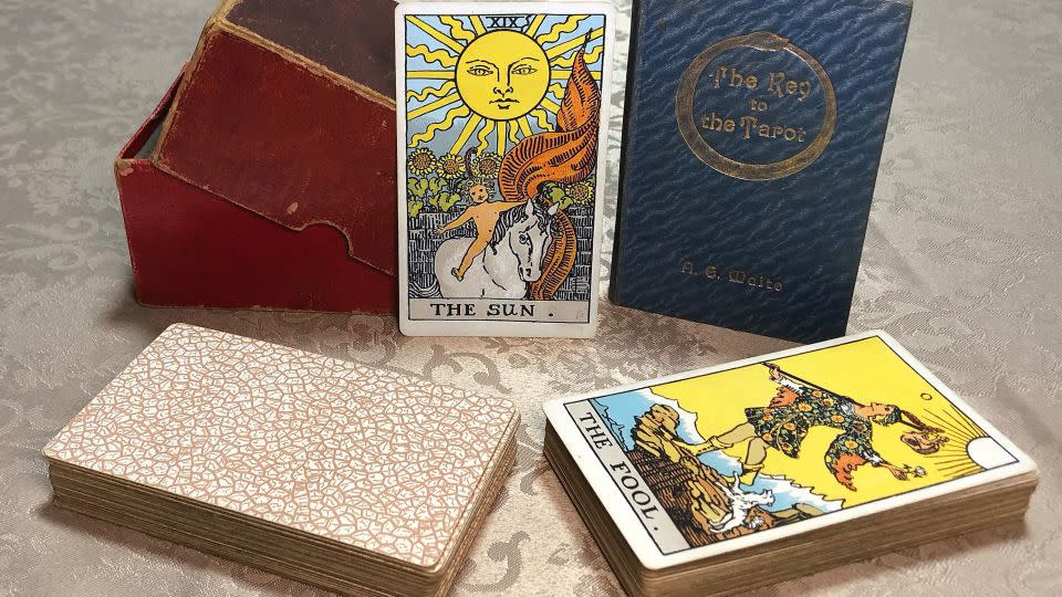 A preliminary edition of the Waite-Smith tarot cards dating to 1909. - Courtesy Saskia Jansen/Taschen