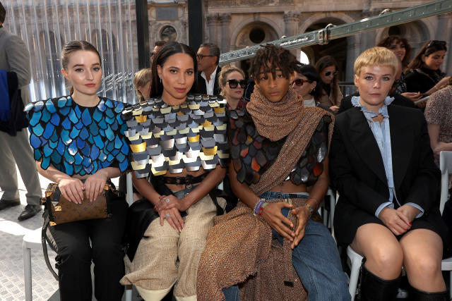 Jaden Smith se llevó la casa a cuestas al desfile de Louis Vuitton,  literalmente