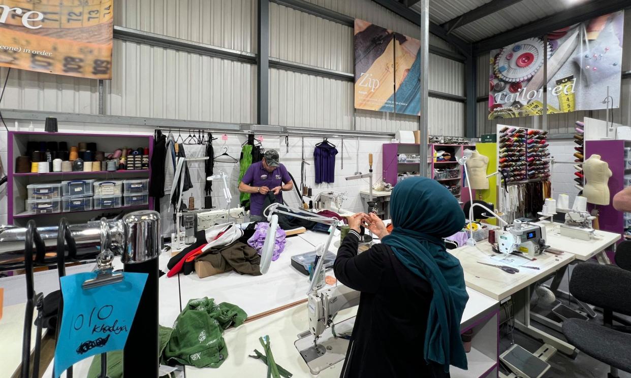 <span>A John Lewis-Timpson hub: extending a garment’s life by nine months can reduce its carbon, waste and water footprints by up to 30%.</span><span>Photograph: John Lewis</span>