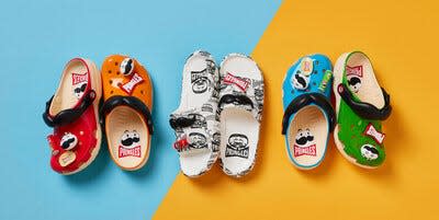 You will now be able to purchase a number Pringles-themed boots, clogs, classic slides and Jibbitz charms thanks to this latest Crocs collaboration.