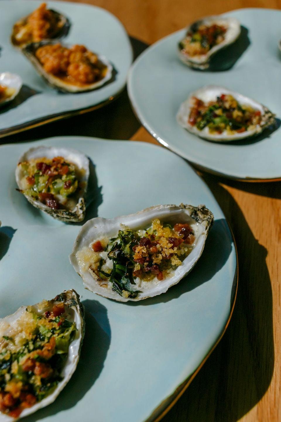 Oysters at Seabird, newly opened in downtown Wilmington.