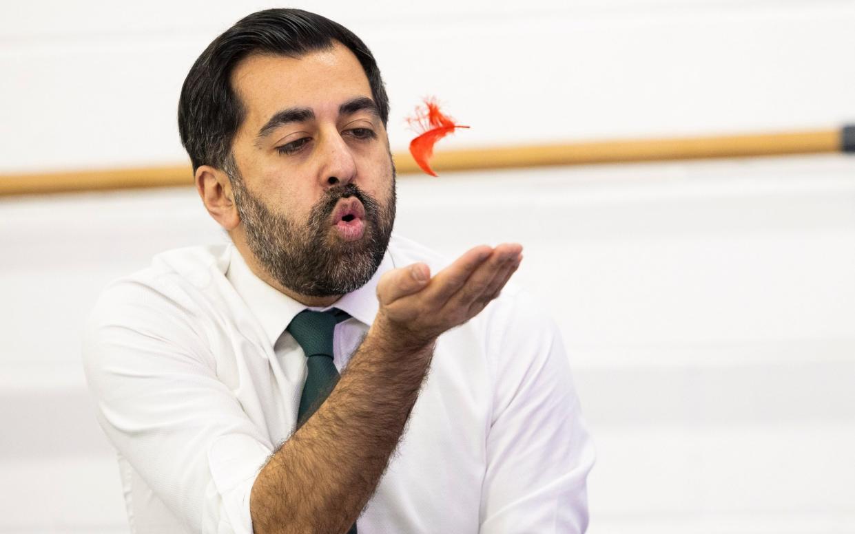 First Minister Humza Yousaf visits DN Studios in Edinburgh, Scotland