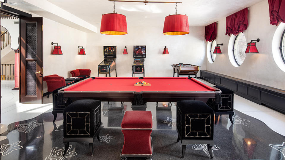 NYC Townhouse by Gianni Versace Game Room