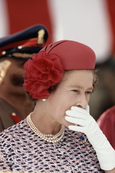 <p>They like to beat around the bush with this one. It's considered gauche to say you need to use the bathroom or toilet. Members of the royal family refer it to as the loo or lavatory. </p>