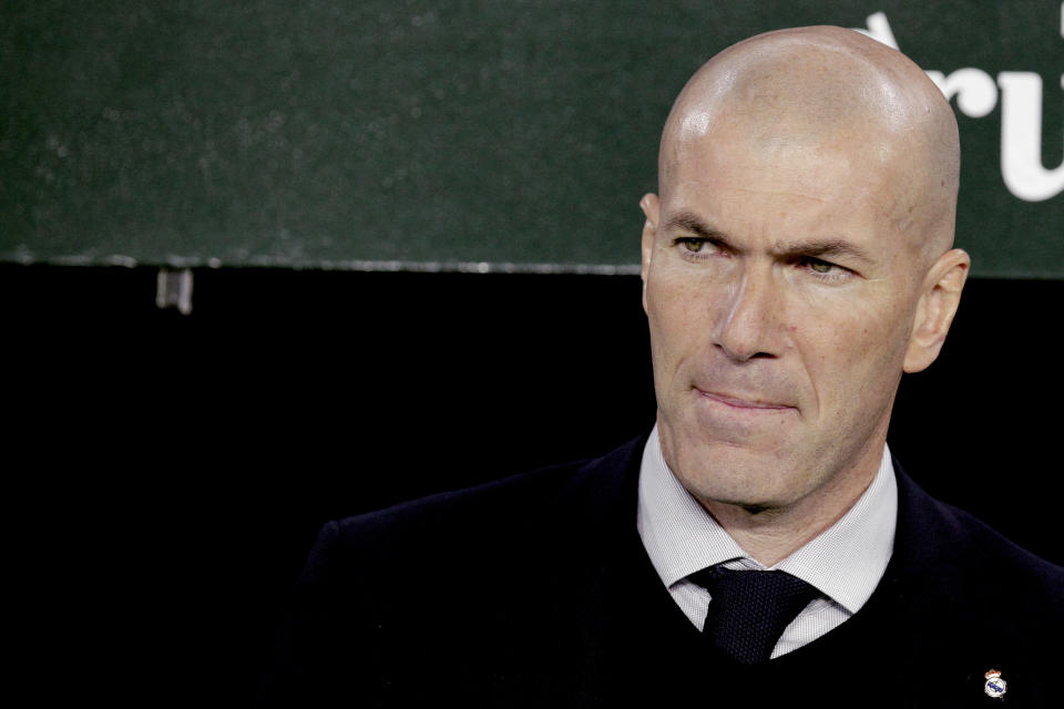 Zinedine Zidane took his interim appointment at Real Madrid and is turning it into one of the greatest managerial careers in soccer history. (Photo by David S. Bustamante/Soccrates/Getty Images)