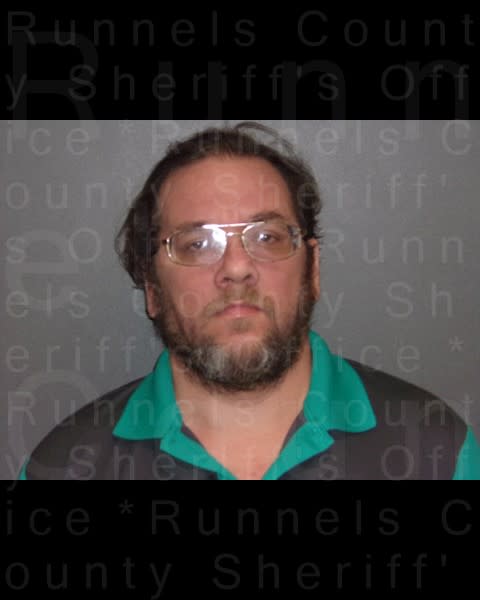 A mugshot of James Barker. Image courtesy of the Runnels County Sheriff’s Office.
