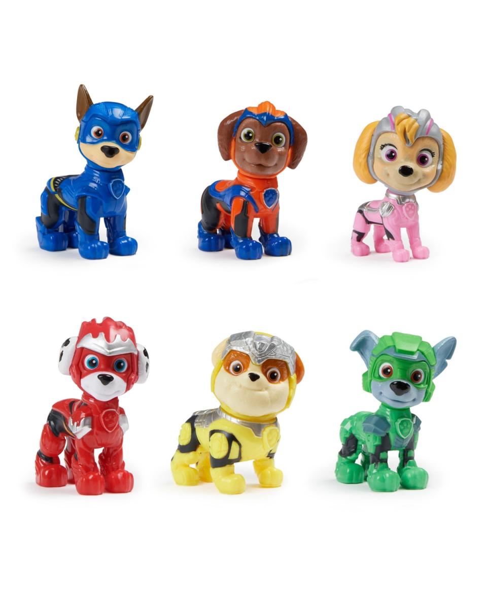 <p><a href="https://go.redirectingat.com?id=74968X1596630&url=https%3A%2F%2Fwww.macys.com%2Fshop%2Fproduct%2Fpaw-patrol-the-mighty-movie-toy-figures-gift-pack-with-6-collectible-action-figures-kids-toys-for-boys-girls-ages-3-up%3FID%3D16454774&sref=https%3A%2F%2Fwww.bestproducts.com%2Fparenting%2Fg37696840%2Fgifts-for-5-year-old-boys%2F" rel="nofollow noopener" target="_blank" data-ylk="slk:Shop Now;elm:context_link;itc:0;sec:content-canvas" class="link ">Shop Now</a></p><p>Collectible Action Figures</p><p>macys.com</p><p>$20.99</p>