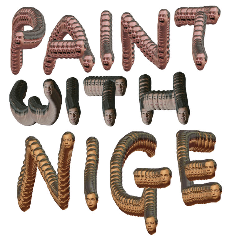 Paint With Nigel Farage