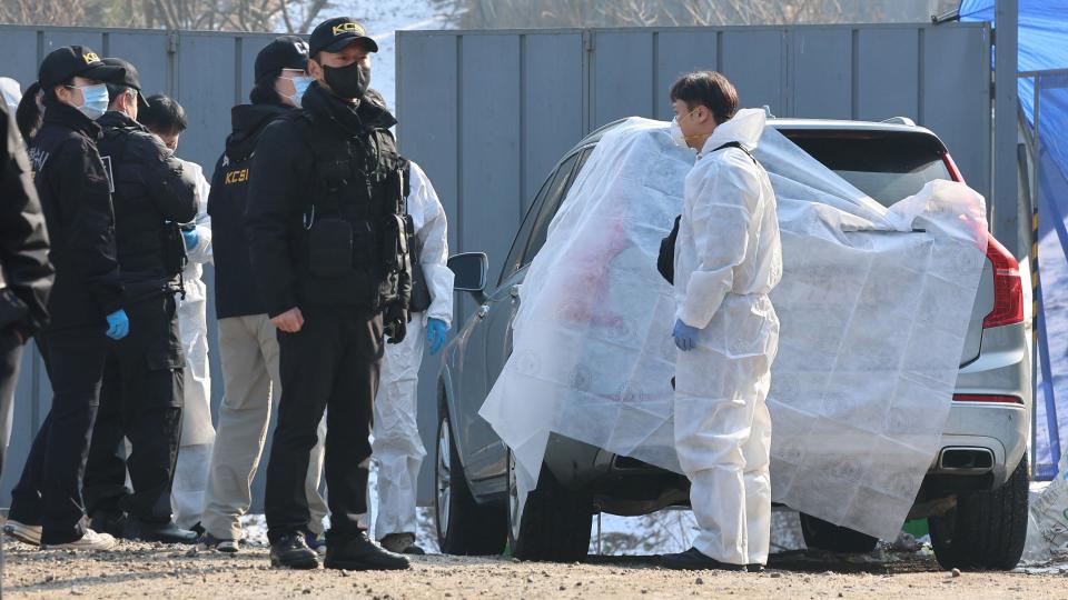 policía en Seúl